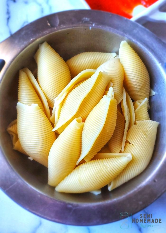Cooked Pasta Shells