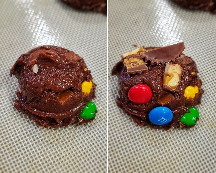 Have leftover candy from the holidays? Make these super easy Leftover Candy Cookies and hand them out to friends and family to get that candy out of your house. Great cookies to use up leftover Halloween Candy, Leftover Christmas Candy or Leftover Easter Candy! 