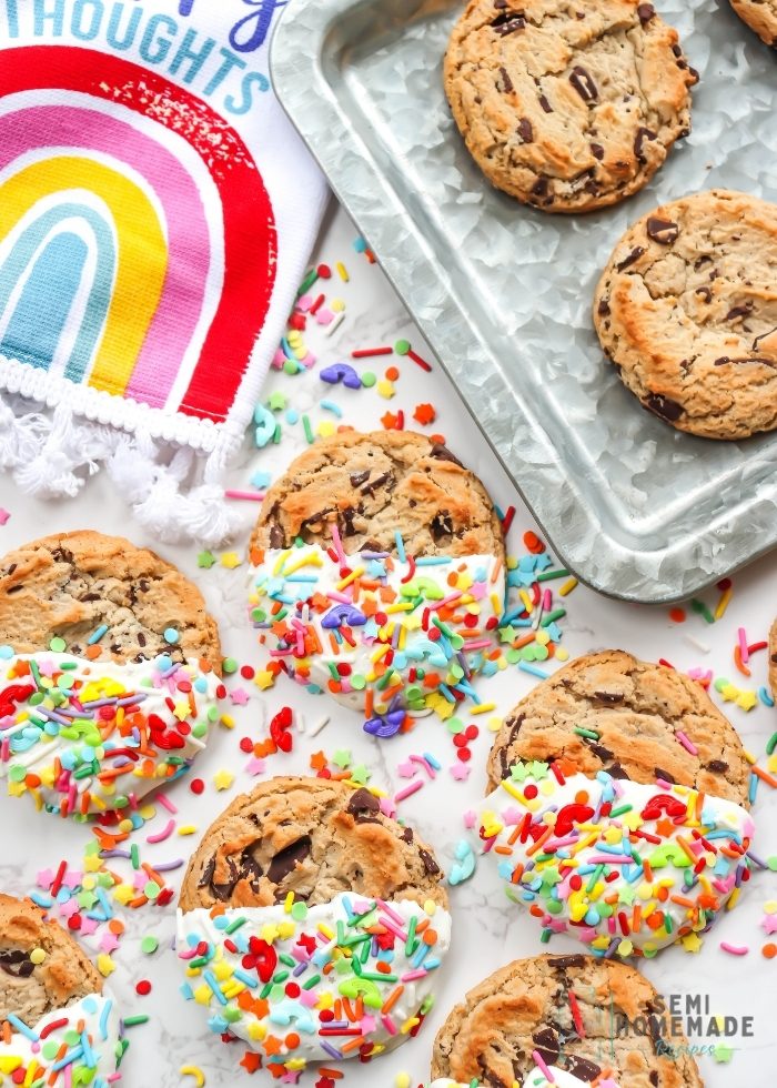 No Bake Sprinkle Cookie Treats (1)