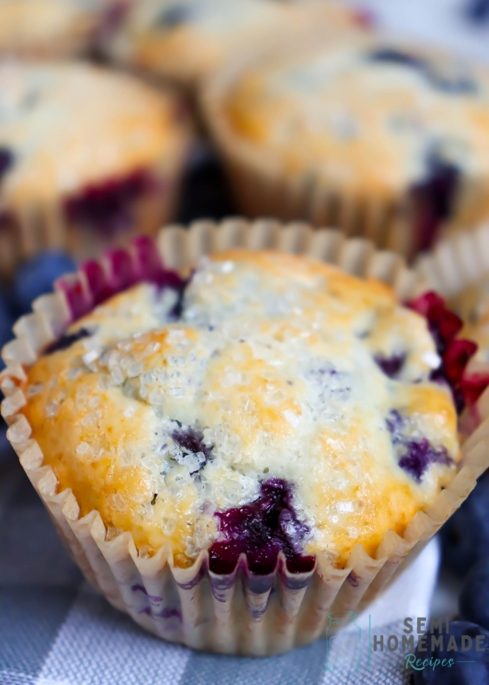 Best Semi Homemade Blueberry Muffins