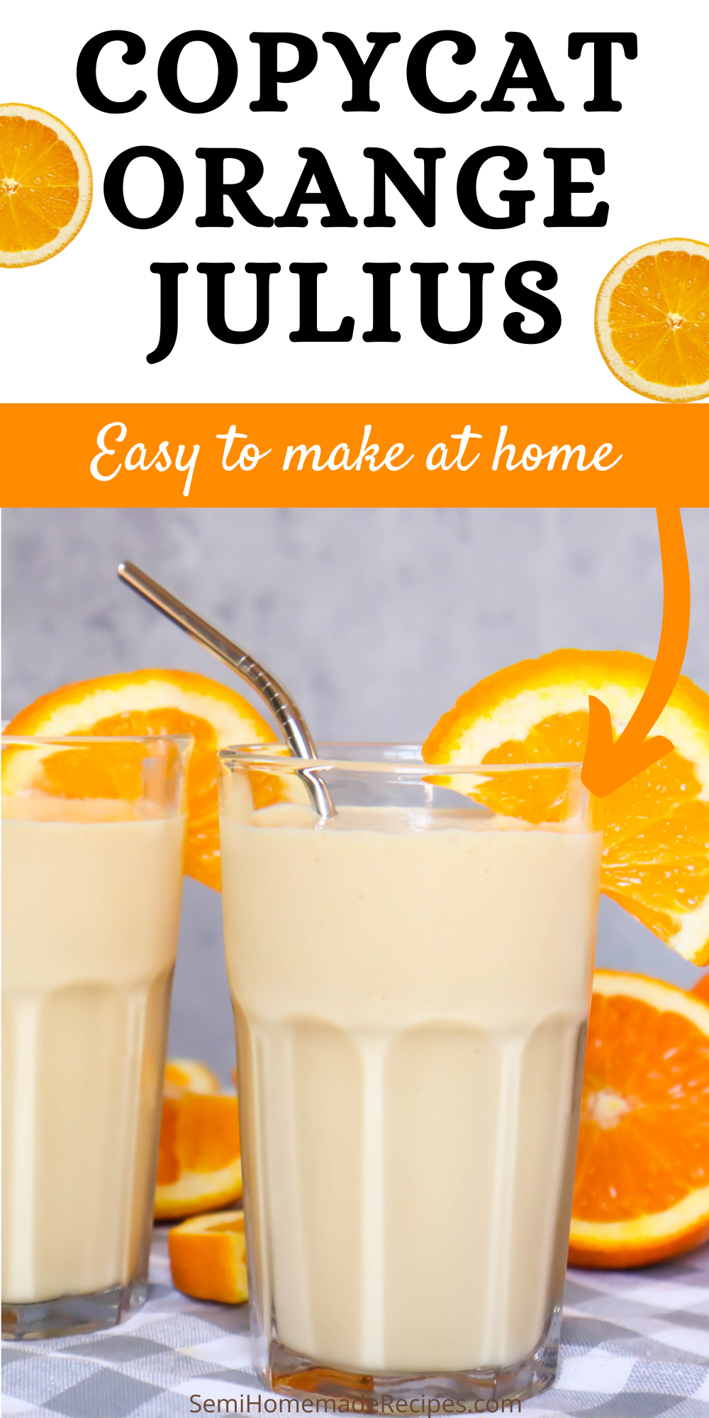 Have you ever had an Orange Julius? You've got to try this easy homemade Copycat Orange Julius recipe!