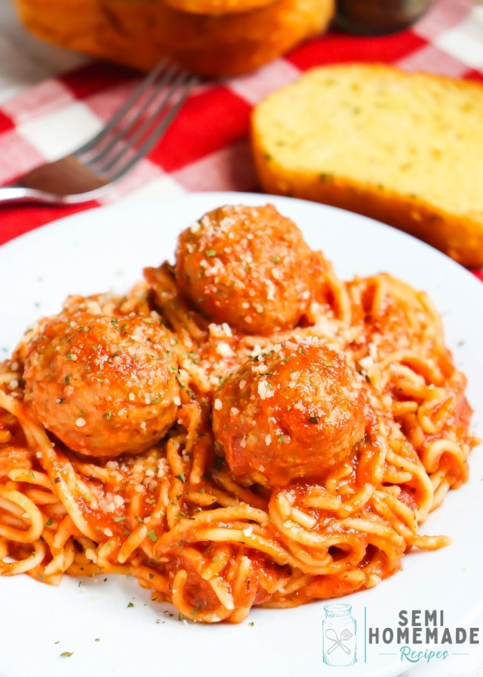 Crock Pot Spaghetti and Meatballs