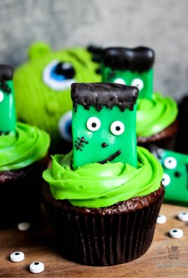 Frankenstein Cupcakes