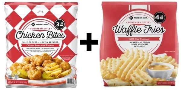 Members Mark Southern Chicken Bites and Waffle Fries