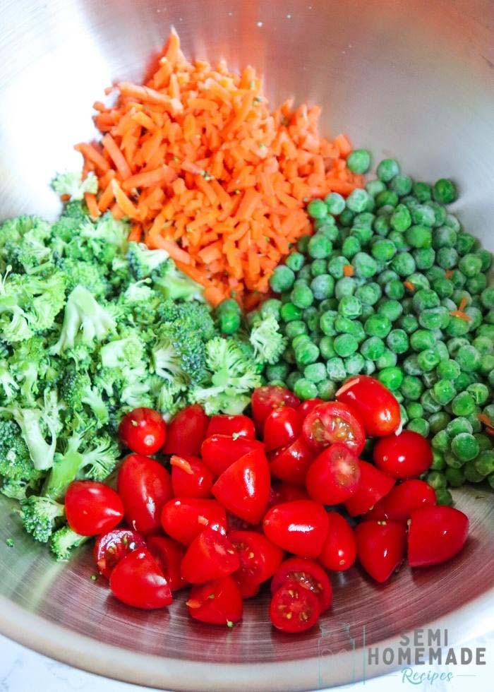 veggies for ranch pasta salad