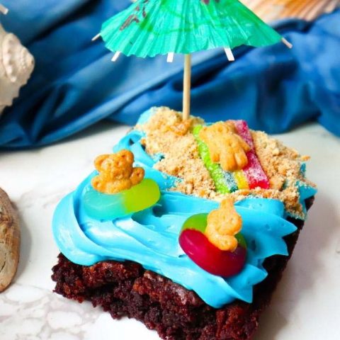 Summer Time Pool Party Brownies