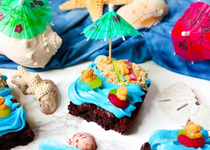 Summer Time Pool Party Brownies (5)