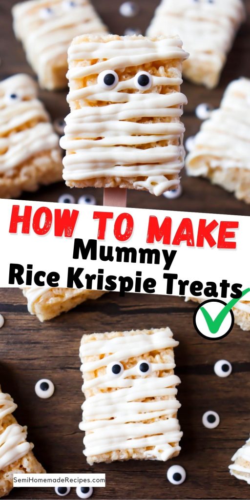 Mummy Rice Krispie Treats