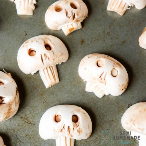 _Mushroom Skulls on baking sheet