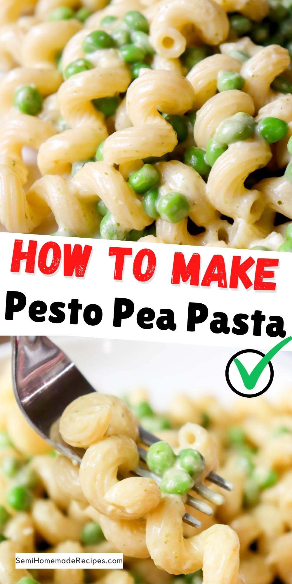 This Pesto Pea Pasta is ready in until 30 minutes and it's a super wonderful and flavorful meal! This 5 ingredients recipe is semi homemade too, so there is not a lot of work to make this meal come to life! 