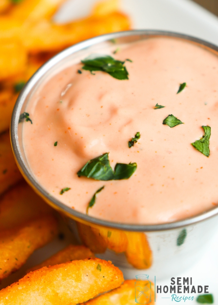 Dipping Sauce for Baked Ranch French Fries