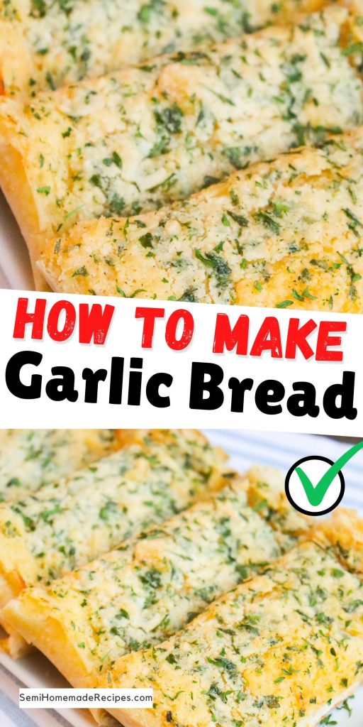 A Perfect side dish for spaghetti night or slow cooker pot roast, this Homemade Garlic Bread will become a family favorite for sure!