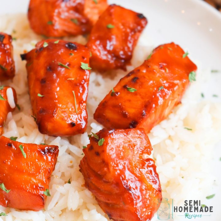 Tired of ordering takeout? Craving a new way to make salmon? With the help of your air fryer, you can create restaurant-quality Air Fryer Teriyaki Salmon Bites at home that your family will love.