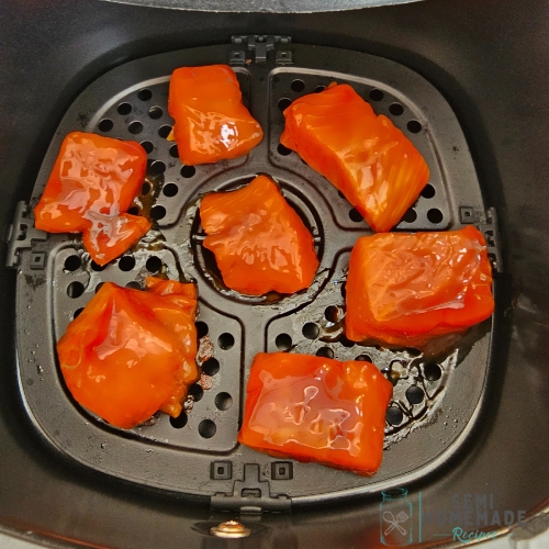 Salmon Bites in air fryer