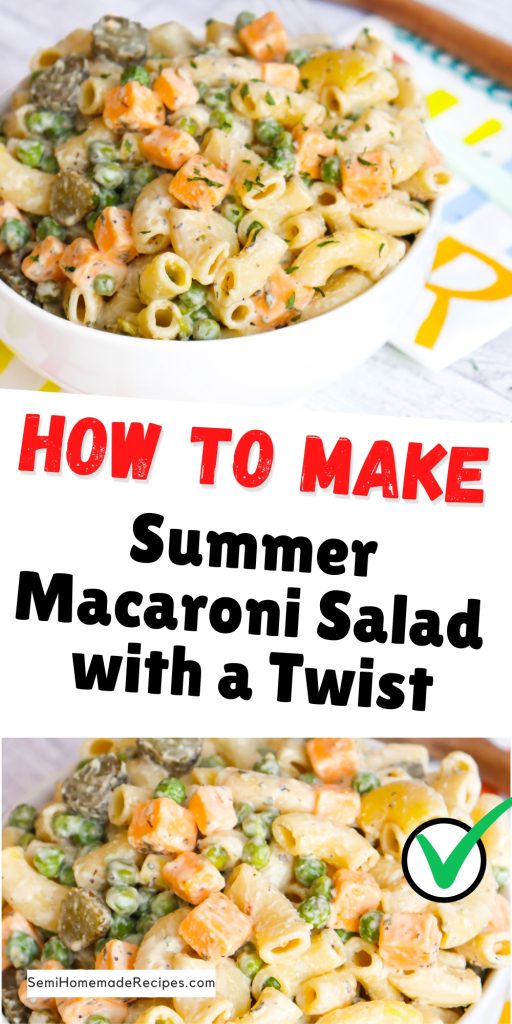 Have you ever tried adding pickles and Italian Dressing to your summer macaroni salad? If not, you're missing out on a game-changing ingredient that adds a pop of tangy flavor! You're going to love this Summer Macaroni Salad with a Twist!