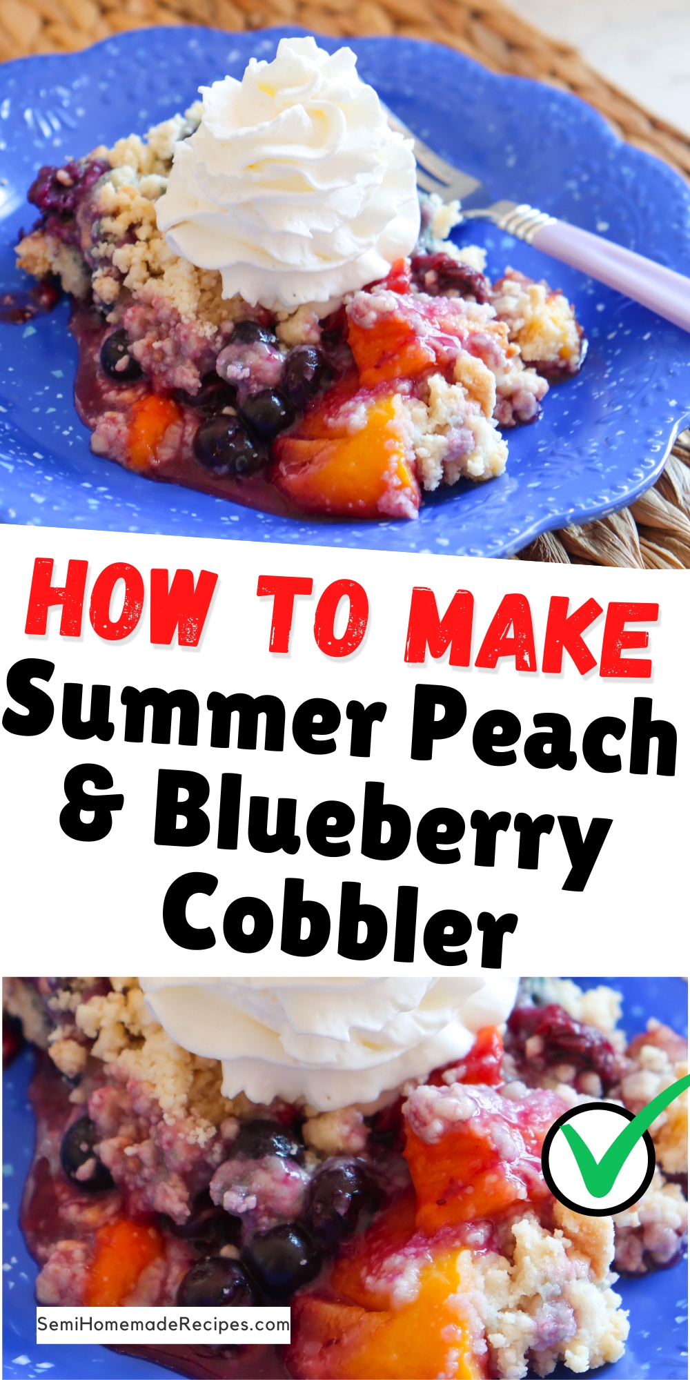 Capture the essence of summer with this irresistible peach and blueberry cobbler recipe. From the sweet and juicy peaches to the tart and tangy blueberries, every bite is a burst of flavor that will transport you to a warm summer day. Learn how to make it today and savor the taste of summer.