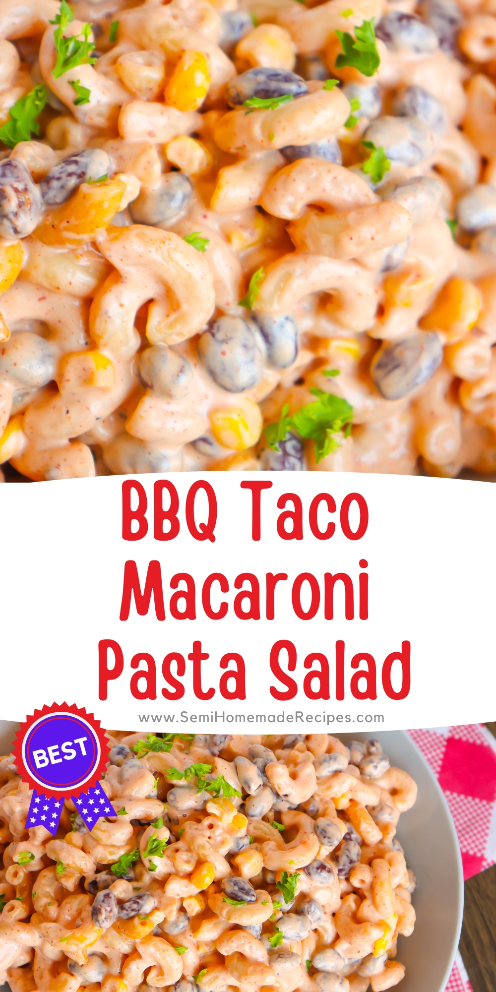 Incorporate this BBQ taco macaroni pasta salad into your next gathering and watch as your guests rave about the unique twist. With the perfect fusion of BBQ and tacos, it's an easy-to-make crowd pleaser that will leave everyone asking for the recipe. Don't be afraid to experiment with different ingredients and toppings to create your own personalized version. So, go ahead and give this surprising twist a try – your taste buds will thank you!