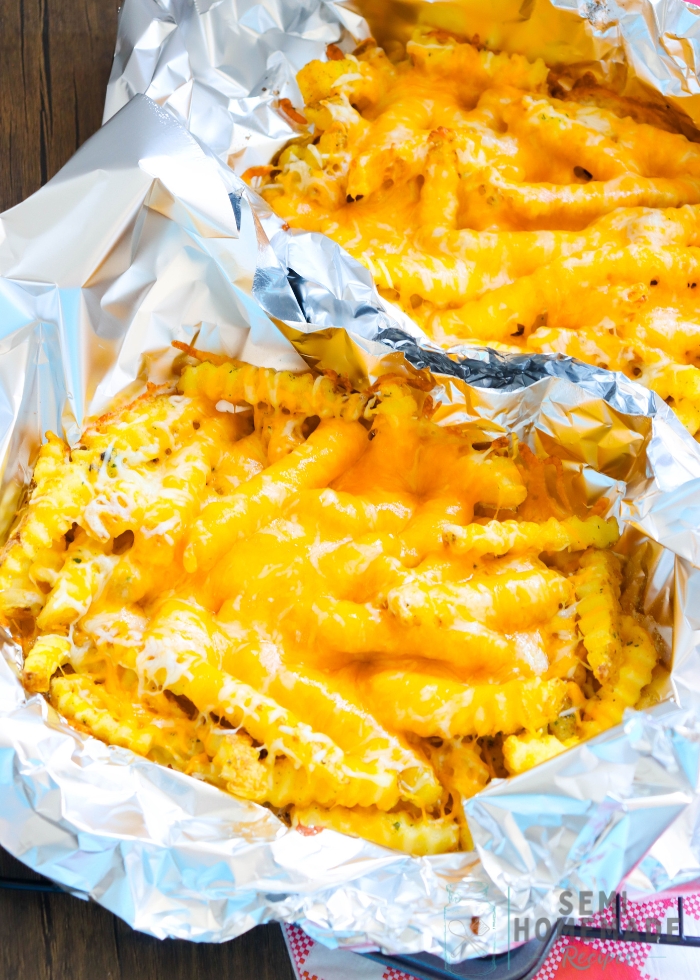 Cheesy Ranch Foil Packet Cheese Fries 
