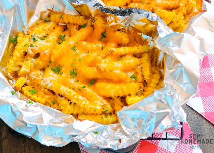Cheesy Ranch Foil Packet Cheese Fries