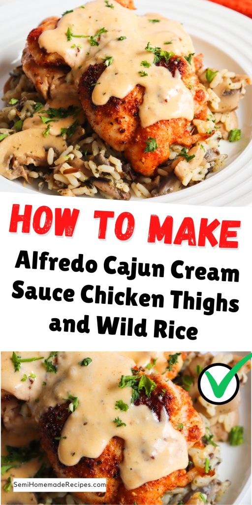 Craving a comforting and delicious meal? Look no further! Indulge in the ultimate comfort food with this recipe for Alfredo Cajun cream sauce chicken thighs and wild rice. Get ready to cozy up and savor every bite of this mouthwatering dish.