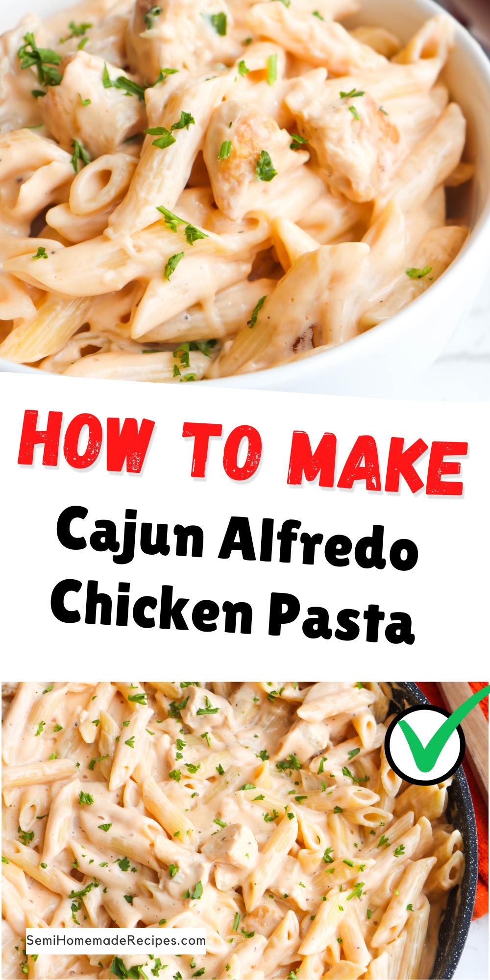 Pressed for time? Learn the quick and easy way to whip up a delicious Cajun Alfredo Chicken Pasta in just 30 minutes. Say goodbye to boring weeknight dinners!