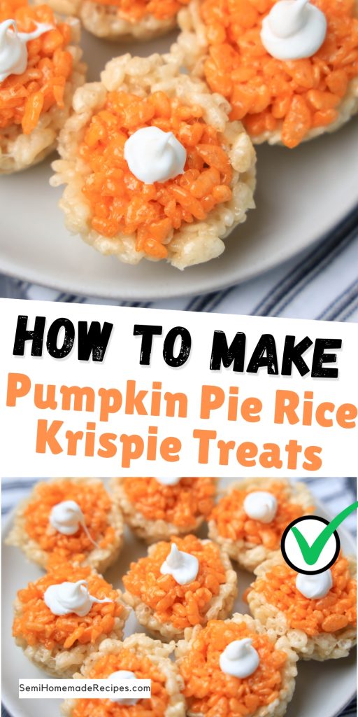 Looking for a quick and easy dessert that will wow your guests? Look no further! These Pumpkin Pie Rice Krispie Treats are the ultimate crowd-pleaser. With just a few simple ingredients and minimal effort, you can create a delightful autumn-inspired treat!