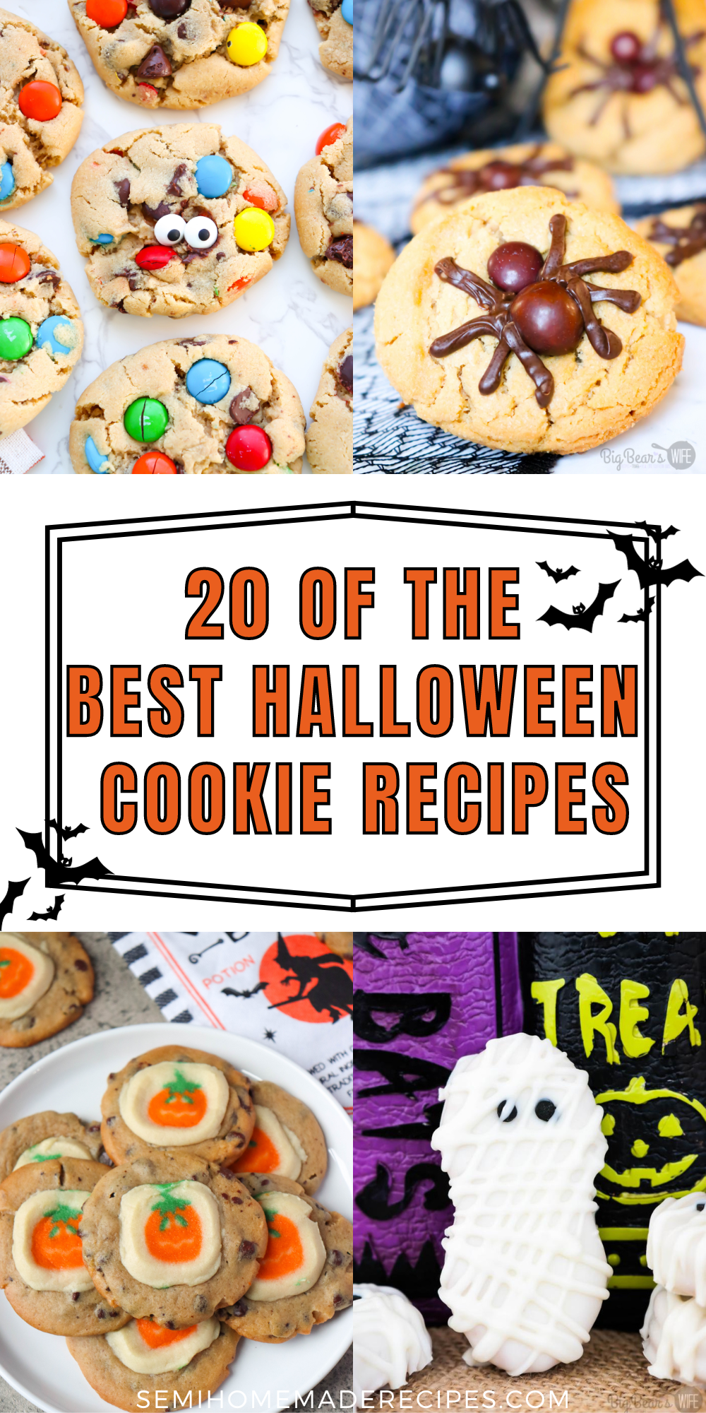 Love Halloween and Cookies? We've found some of the best Halloween cookie recipes out there and we're sharing them here with you! You're going to love all of these Halloween Cookies!