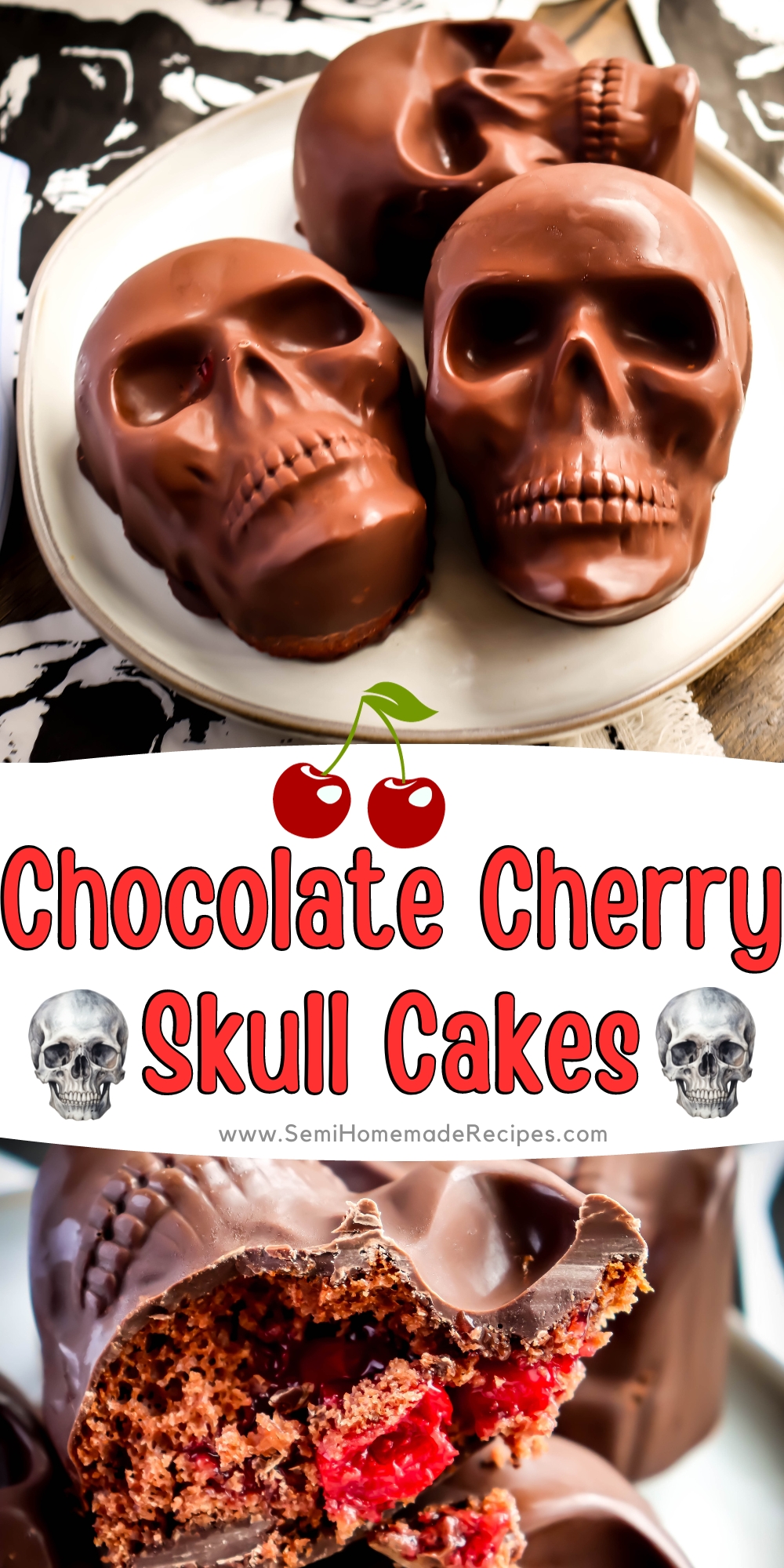 Looking to impress your friends at your next Halloween party? This step-by-step guide for will teach you the tricks to create terrifyingly delicious chocolate cherry skull cakes that will leave your guests in awe.
