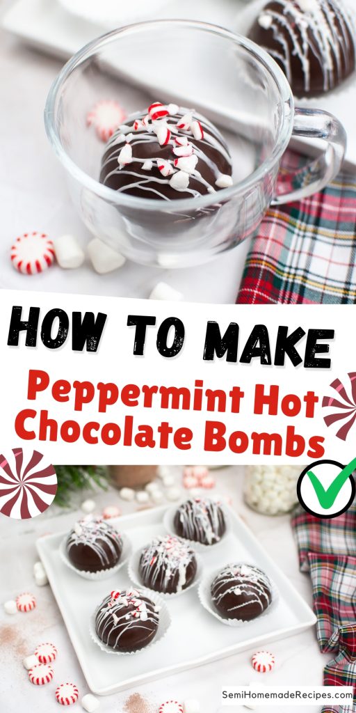 Cozy up by the fireplace and indulge in the ultimate winter treat with this mouthwatering peppermint hot chocolate bomb recipe. These Peppermint Hot Chocolate Bombs are also perfect for holiday gift-giving!