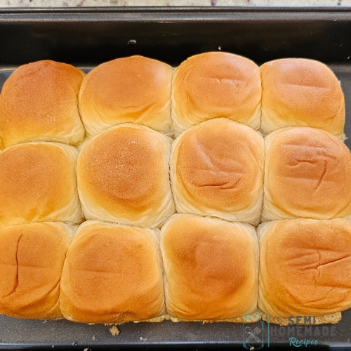 Bread buns on top