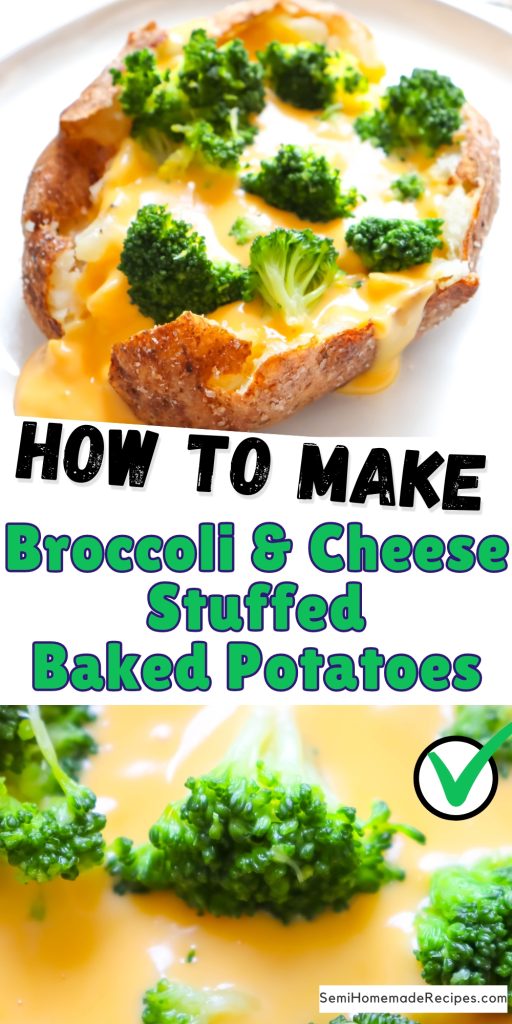 Stuffed Baked Potatoes are a great lunch or dinner option! Easy to customize and simple to toss together! These Broccoli and Cheese Stuffed Baked Potatoes are one of my favorite types of stuffed baked potatoes! 