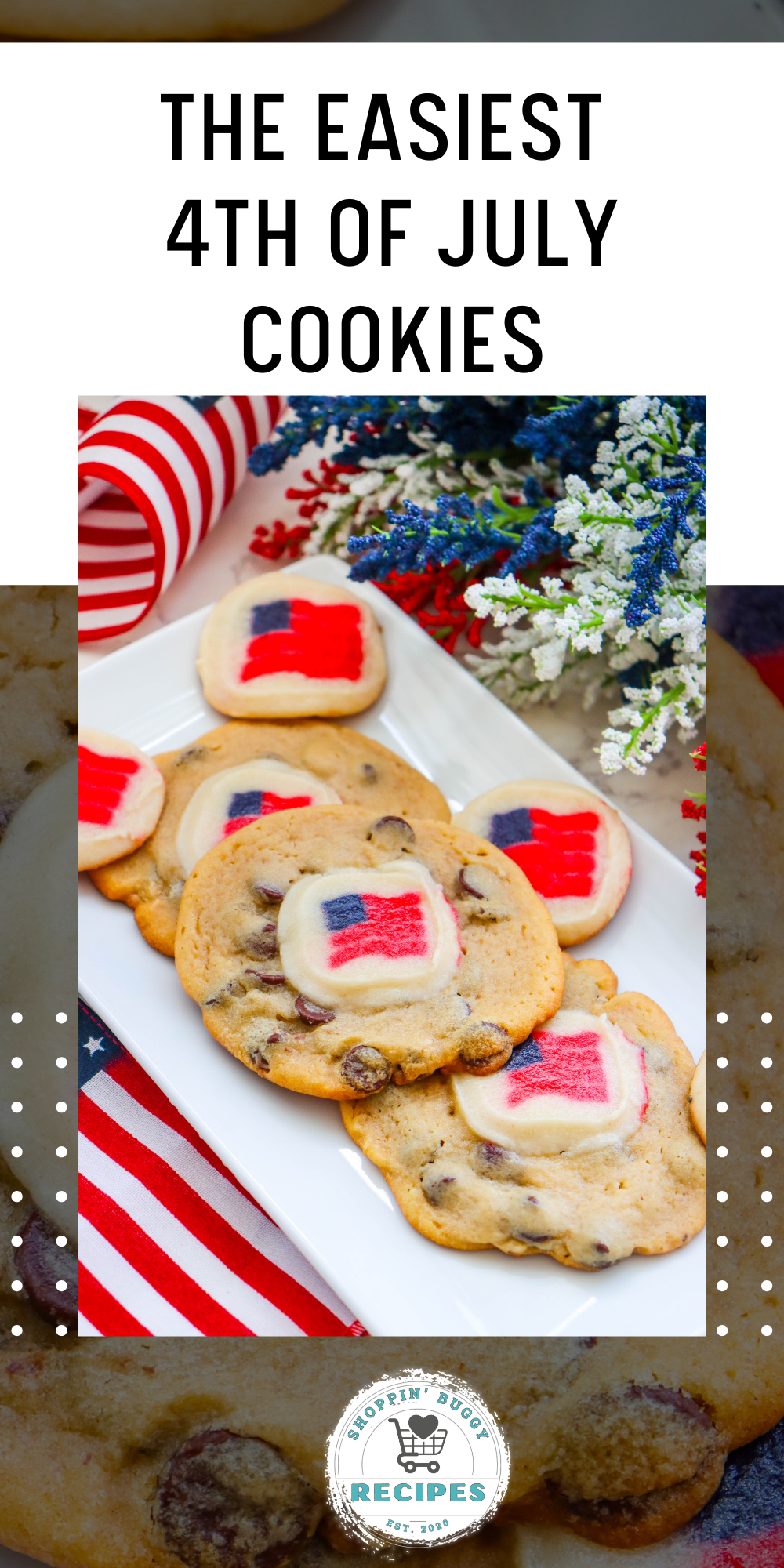 Looking for easy 4th of July cookies? These simple patriotic cookies use shortcut ingredients and come together fast for Independence Day parties and summer celebrations.